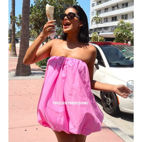 ZARA BLOGGER FAVE!!! Strapless Mini Dress NWT - Picture 2 of 16